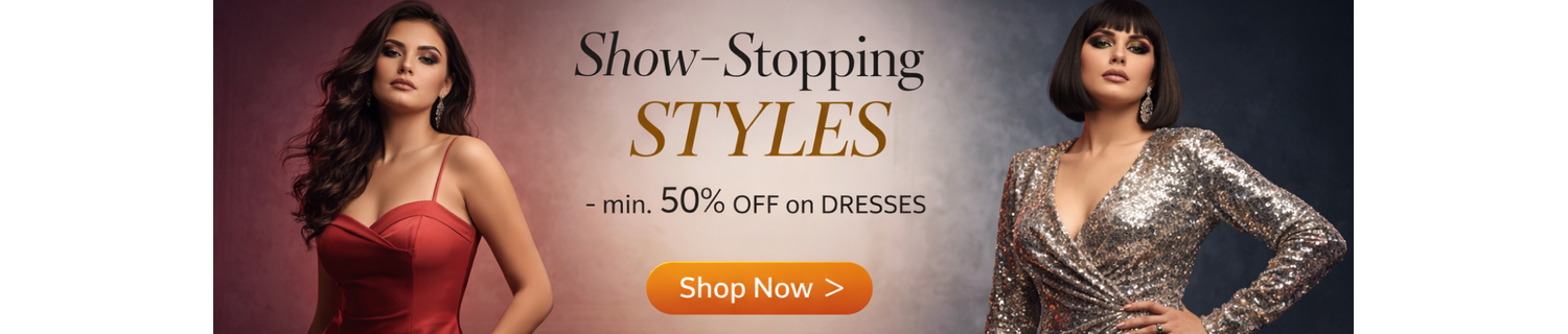 Dresses Minimum 50 % Off