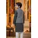 black printed kurta