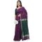 Premium Soft Cotton Purple Saree